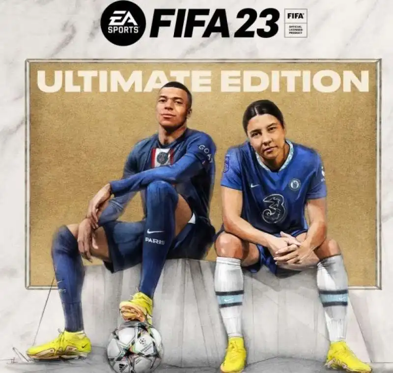 mbappe e sam kerr sulla copertina di fifa 23 1