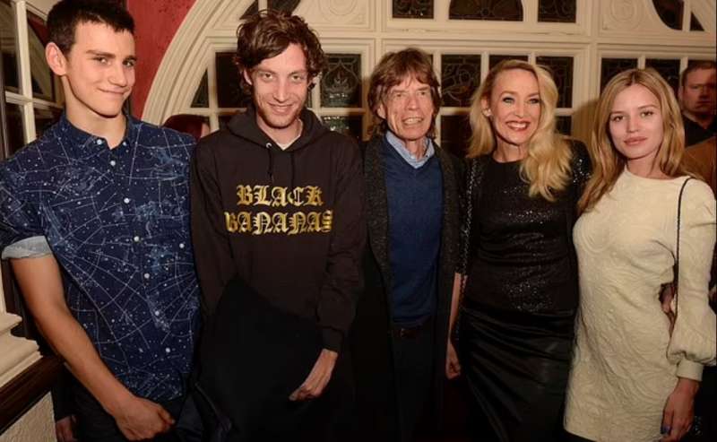 mick jagger e i figli 1