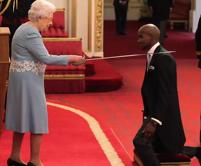 MO FARAH REGINA ELISABETTA