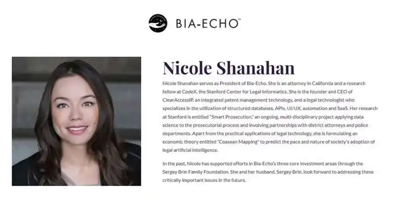 nicole shanahan   bia echo 