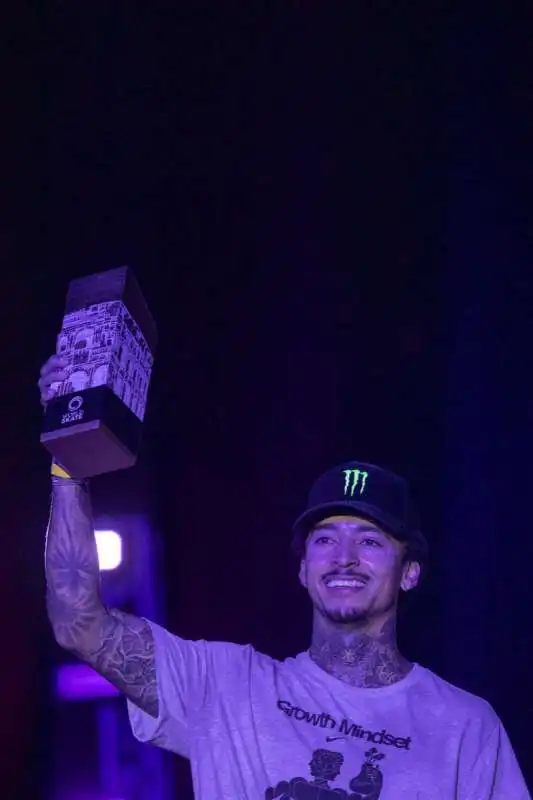 nyjah huston   primo classificato   world street skateboarding roma  