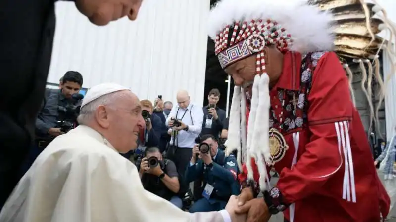 papa francesco in canada