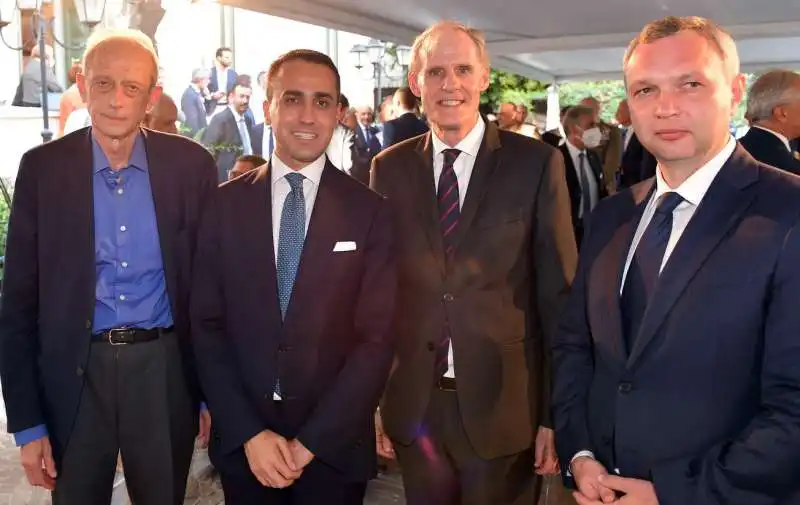 piero fassino  luigi di maio  christian masset  yaroslav melnyk  foto di bacco