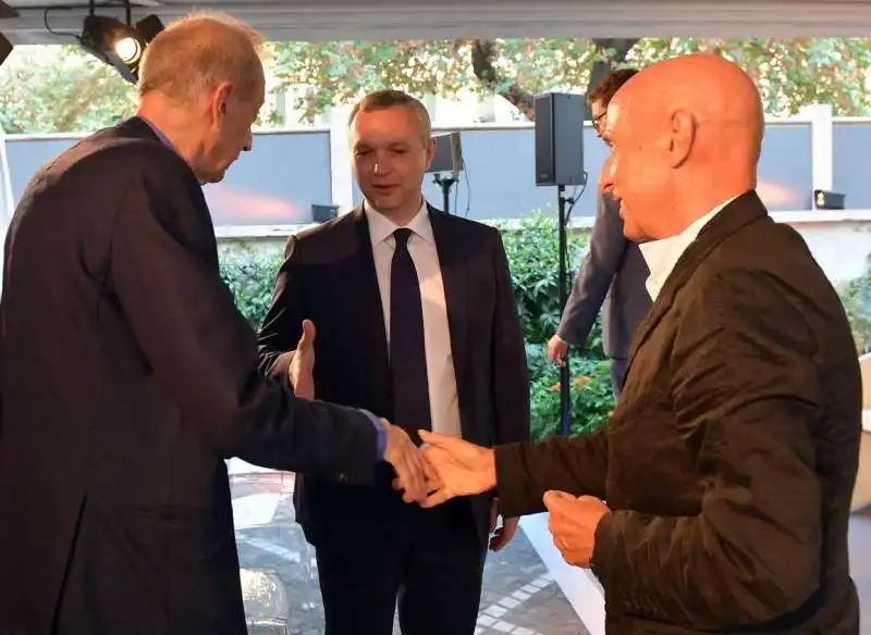 piero fassino  yaroslav melnyk  marco minniti  foto di bacco