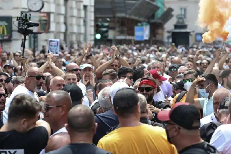 protesta dei tassisti a roma   5