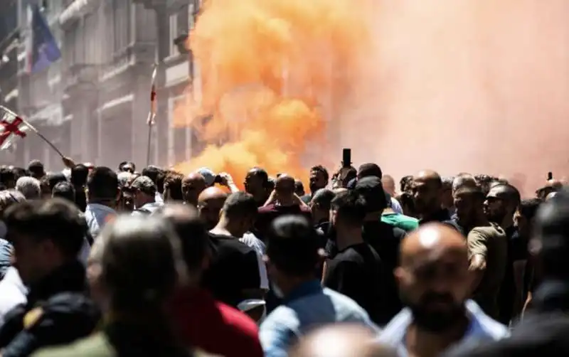 protesta tassisti a roma   4