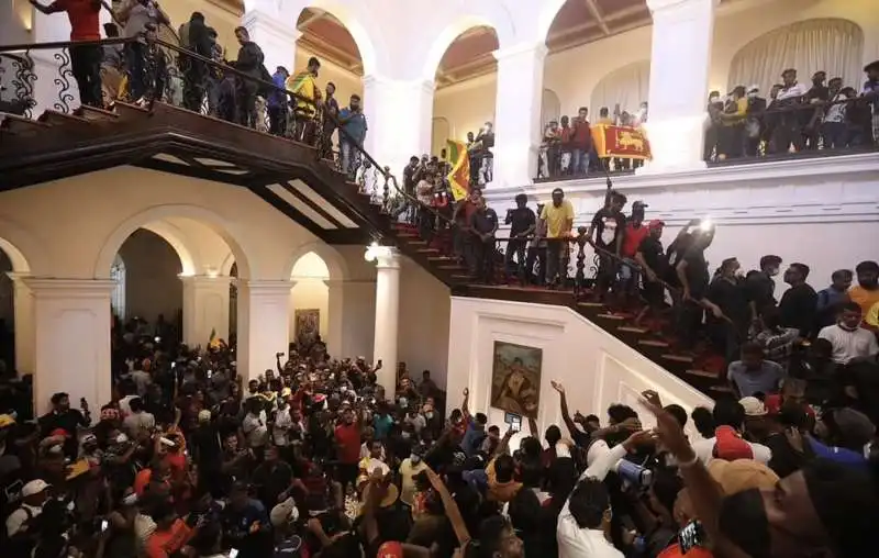 proteste al palazzo presidenziale di colombo   sri lanka 1    