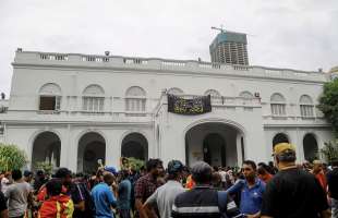 proteste al palazzo presidenziale di colombo sri lanka 1