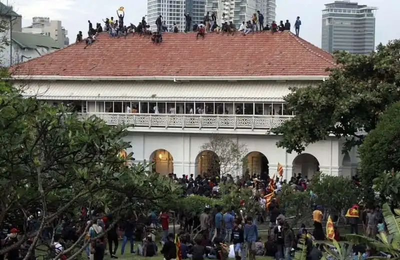 proteste al palazzo presidenziale di colombo   sri lanka 1 