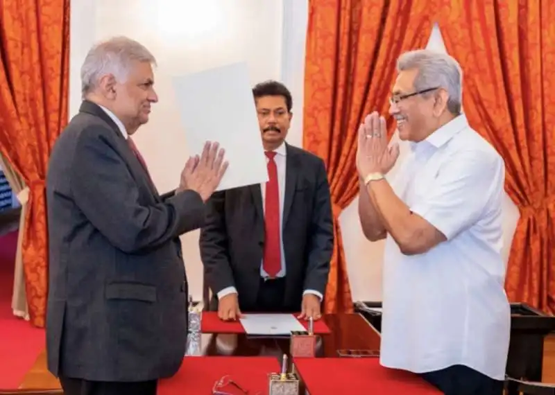  ranil wickremesinghe gotabaya rajapaksa  