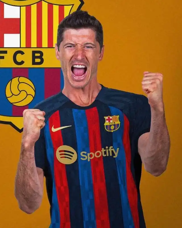 robert lewandowski al barcellona 