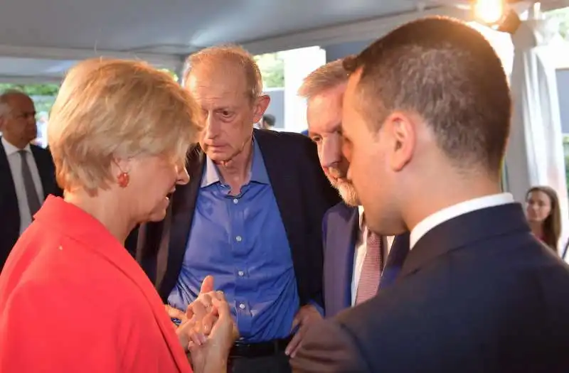 roberta pinotti  piero fassino  lorenzo guerini  luigi di maio  foto di bacco