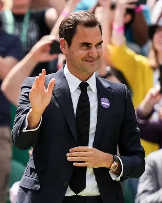 roger federer con rolex