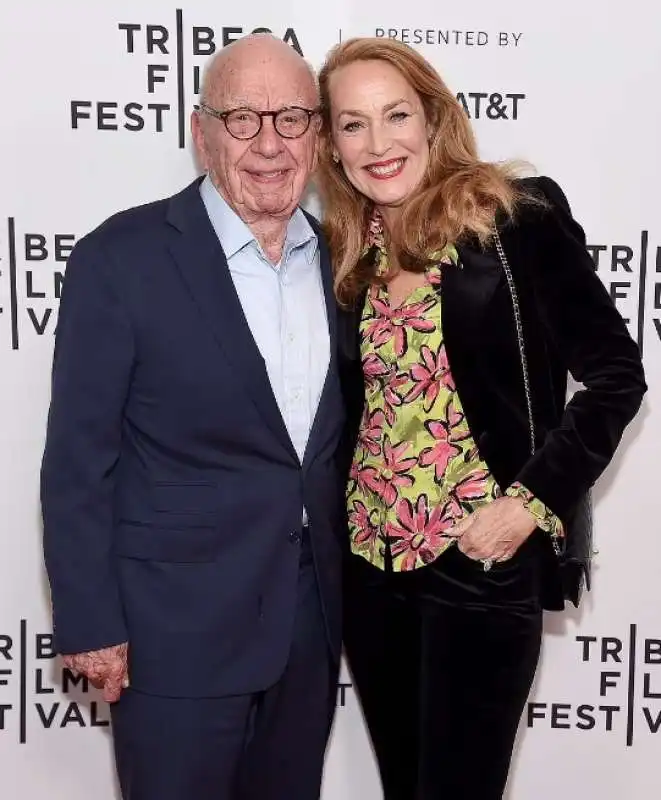 rupert murdoch jerry hall 