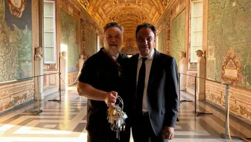 russell crowe a Roma