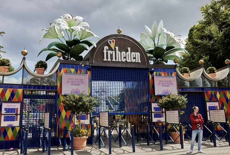 tivoli friheden di aarhus, in danimarca