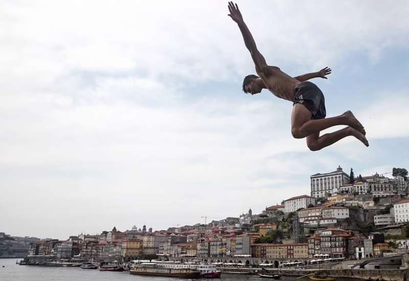 tuffo nel douro a porto