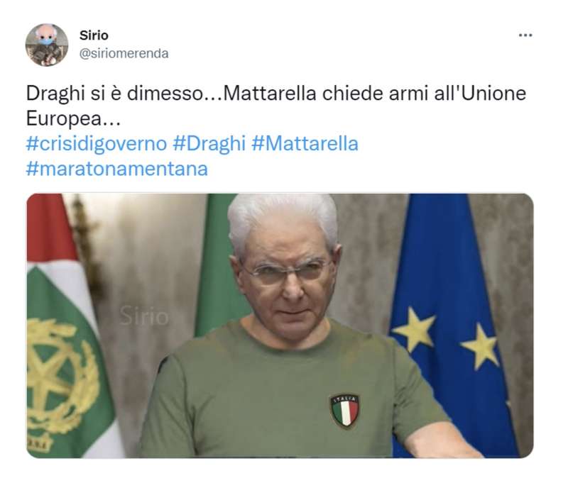 tweet sulla crisi del governo draghi 12