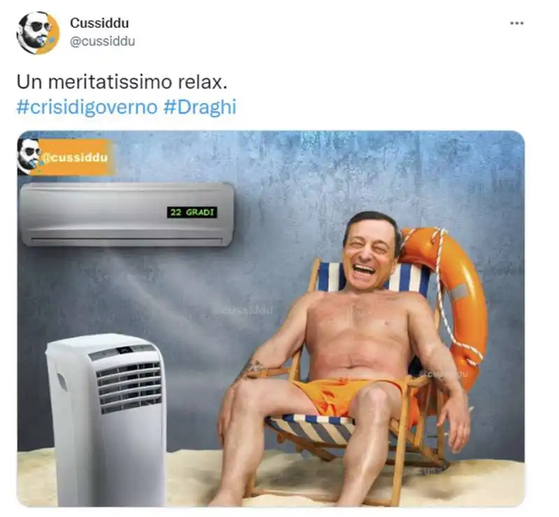 tweet sulle dimissioni di mario draghi   11