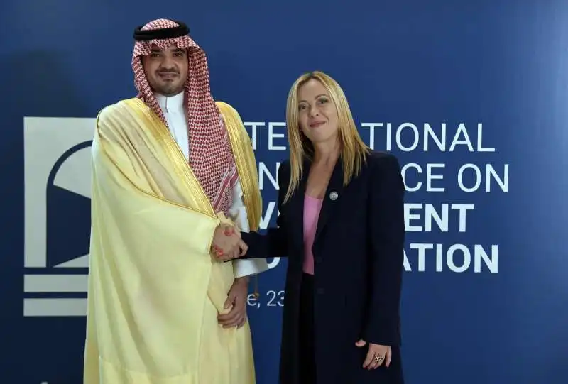 abdulaziz bin saud bin nayef al saud   giorgia meloni 