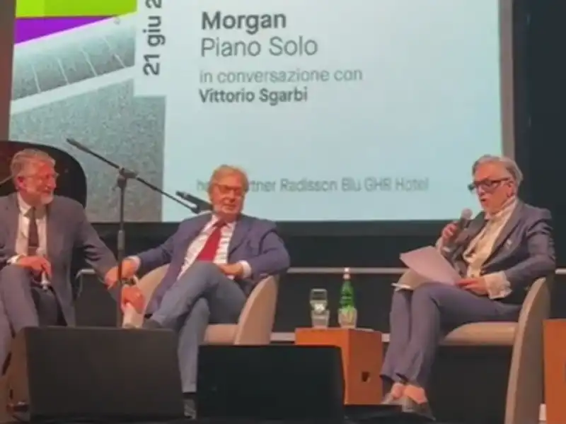 ALESSANDRO GIULI - VITTORIO SGARBI -  MORGAN -  MAXXI 