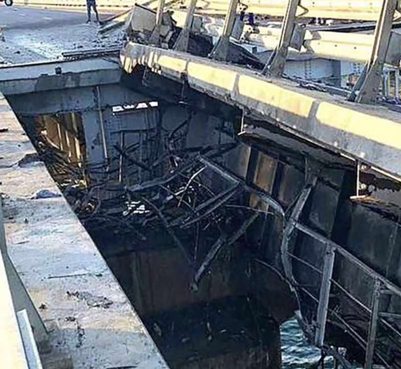 attacco al ponte di kerch, in crimea 17 luglio 2023 9