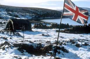 bandiera britannica alle isole falkland nel 1982