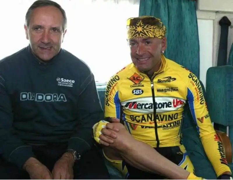  beppe martinelli - marco pantani - tour de france 1998