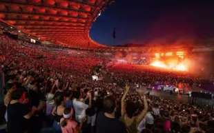 concerto dei maneskin allo stadio olimpico di roma 4