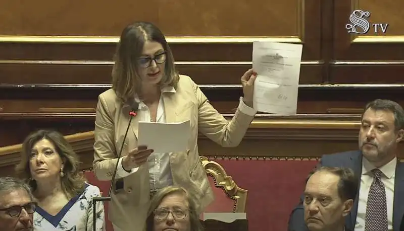 DANIELA SANTANCHE - INFORMATIVA IN SENATO 