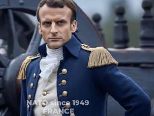 emmanuel macron foto generata dall ia