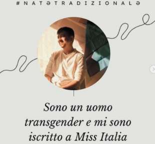 FEDERICO BARBARASSA - RAGAZZO TRANS ISCRITTO A MISS ITALIA