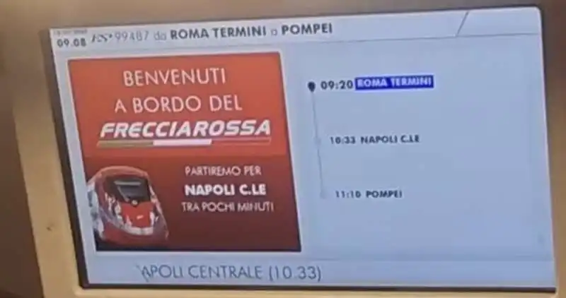 FRECCIAROSSA ROMA - POMPEI 