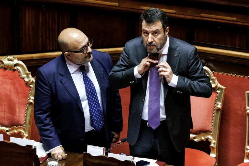 GENNARO SANGIULIANO MATTEO SALVINI