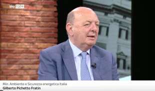 GILBERTO PICHETTO FRATIN INTERVISTATO A SKYTG24