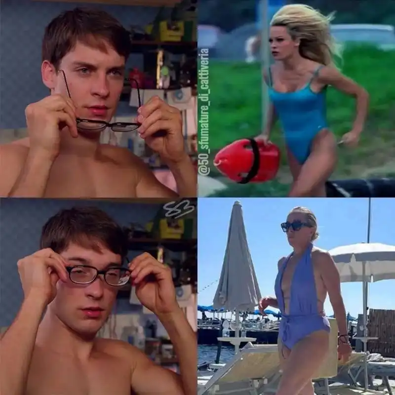 GIORGIA MELONI AL MARE A SANTA MARINELLA - MEME BY 50 SFUMATURE DI CATTIVERIA 