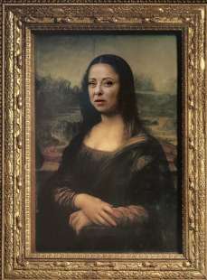 GIORGIA MELONI IN VERSIONE GIOCONDA