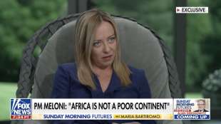 giorgia meloni intervistata da maria bartiromo fox news 5