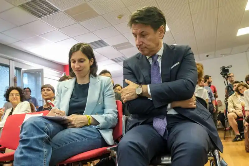 giuseppe conte elly schlein 5