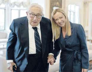 HENRY KISSINGER E GIORGIA MELONI