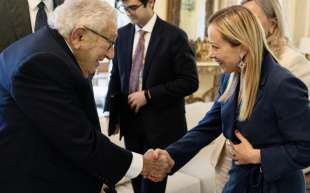 HENRY KISSINGER E GIORGIA MELONI