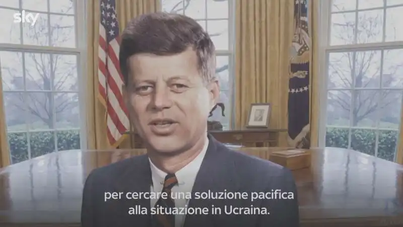 il deepfake di john fitzgerald kennedy a skytg24  