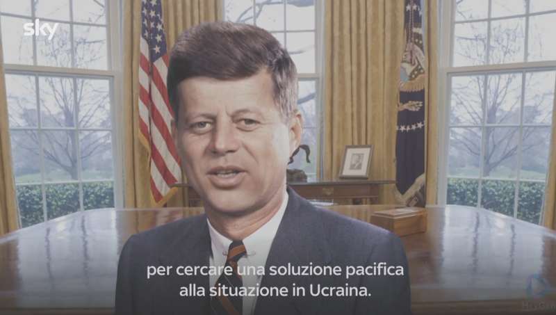 il deepfake di john fitzgerald kennedy a skytg24