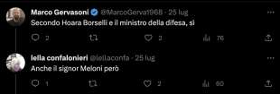 IL TWEET DI LELLA CONFALONIERI SU ANDREA GIAMBRUNO