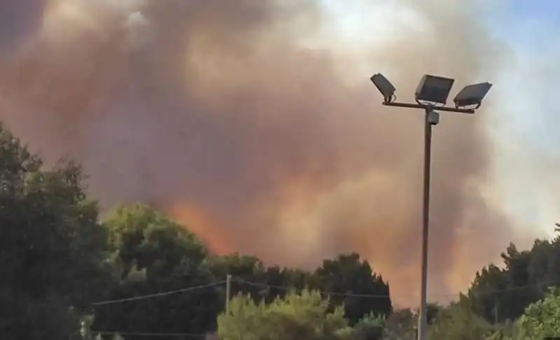 incendio a ugento, torre mozza (lecce) 4