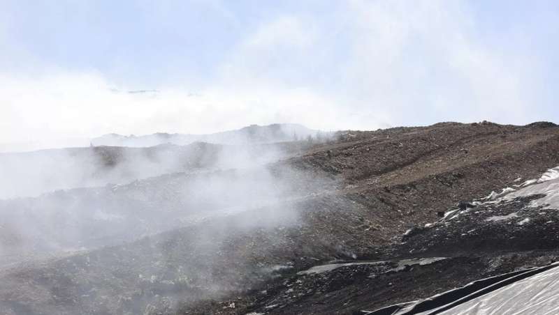 incendio discarica di bellolampo