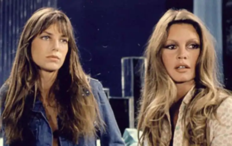  jane birkin e brigitte bardot  in una donna come me