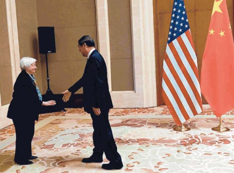 JANET YELLEN CON HE LI FENG