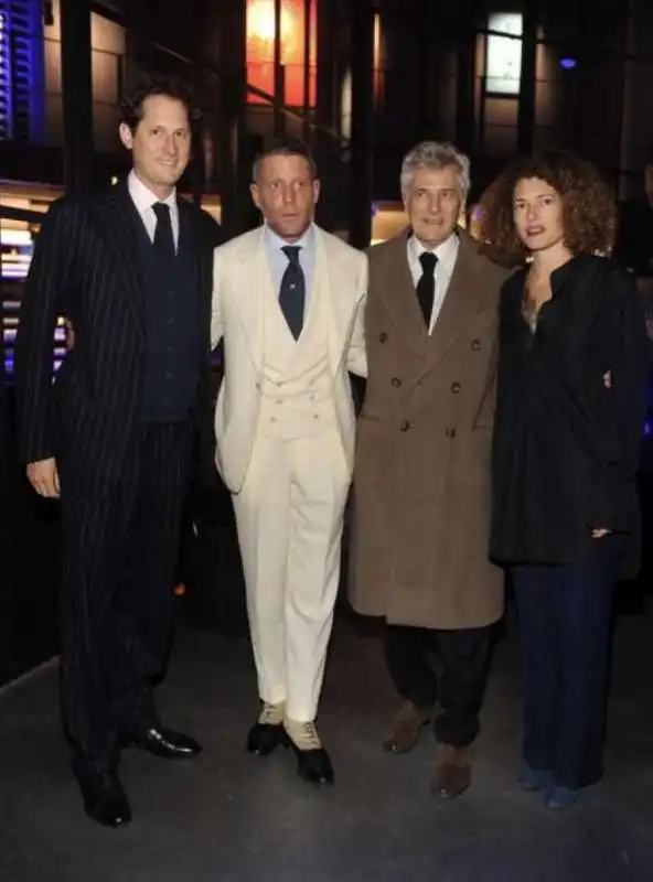 JOHN, LAPO, ALAIN E GINEVRA ELKANN