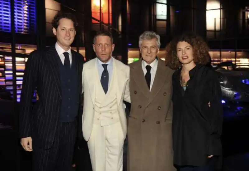 JOHN, LAPO, ALAIN E GINEVRA ELKANN